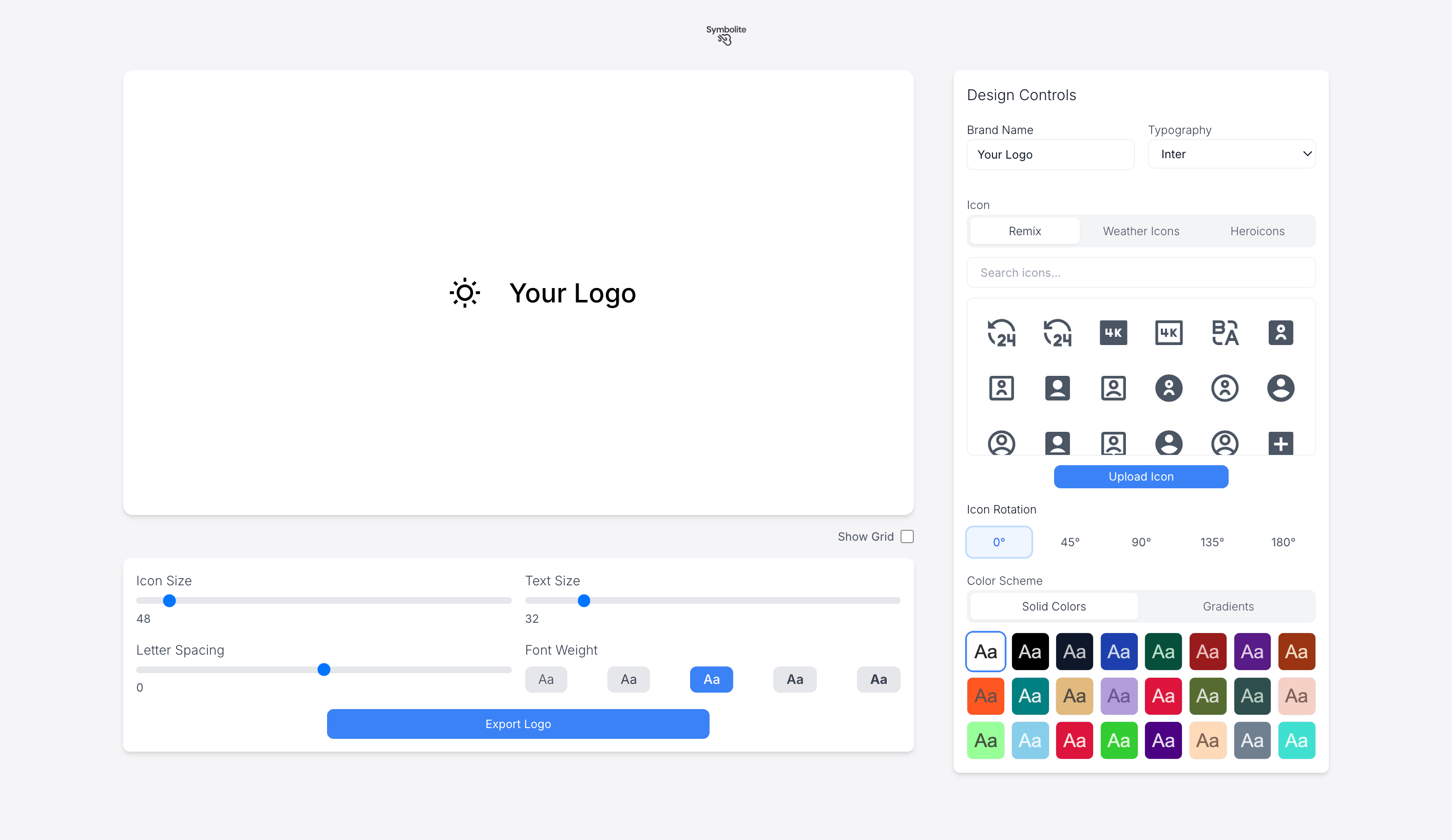 Symbolite (Logo Generator)