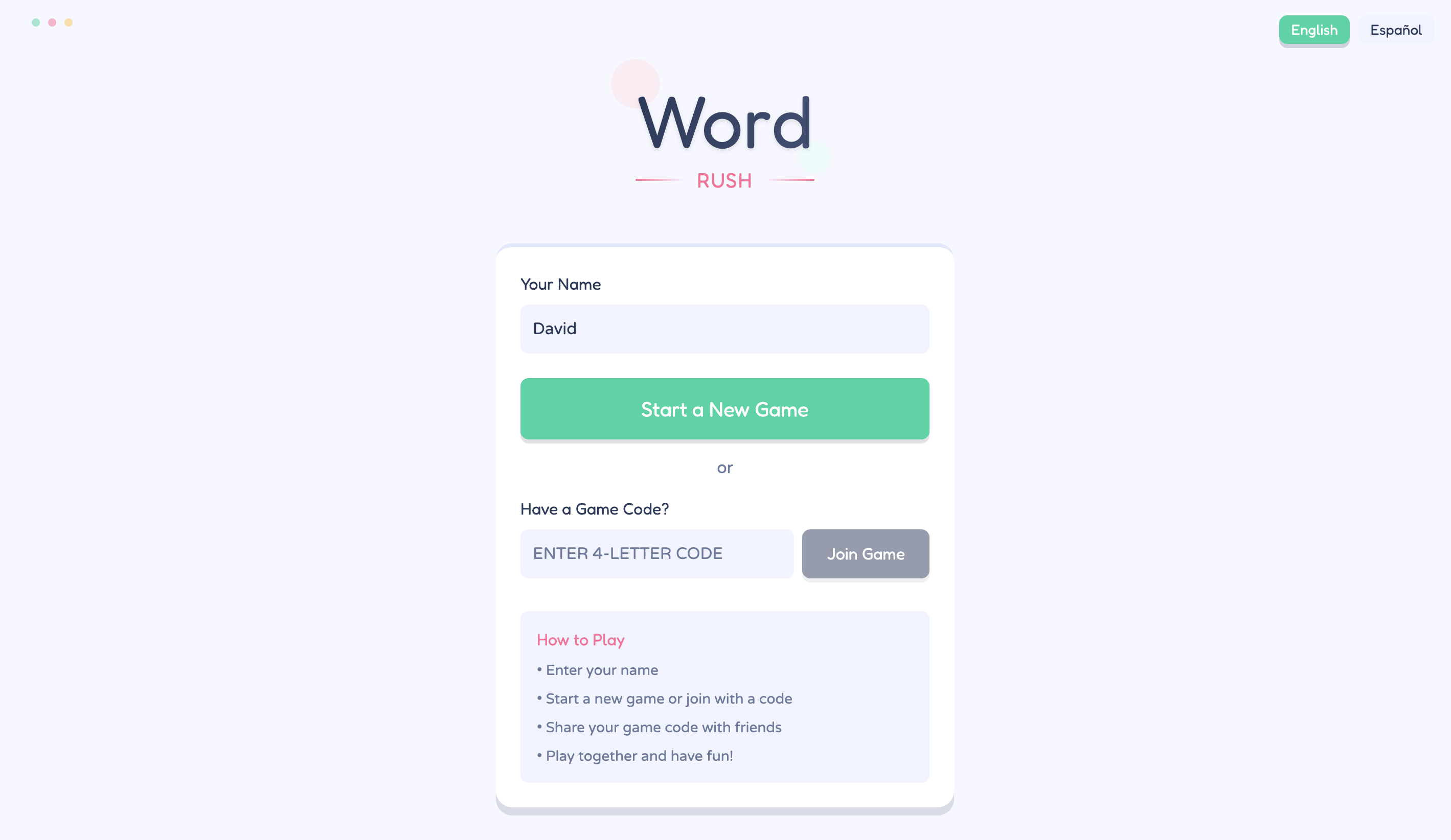 Word Rush